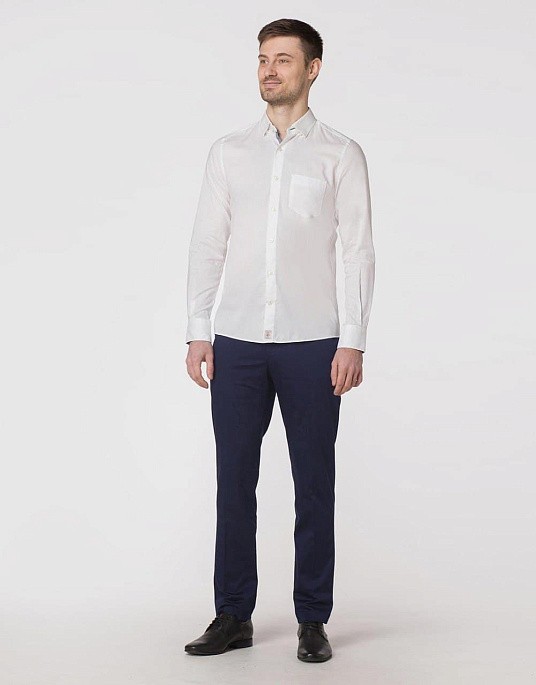Pierre Cardin Cotton Comfort shirt in white