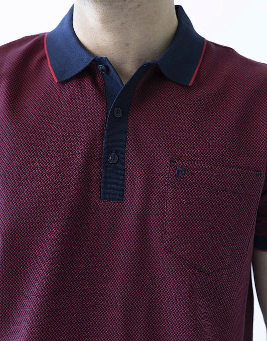 Pierre Cardin polo shirt in red