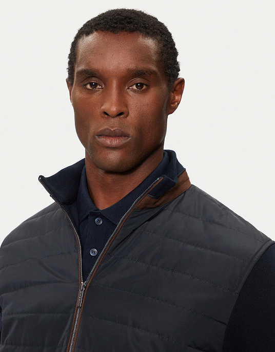 Jacket - Bugatti windbreaker in dark blue color