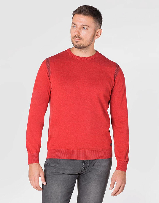 Пуловер Pierre Cardin з колекції Future Flex в червоному кольорі