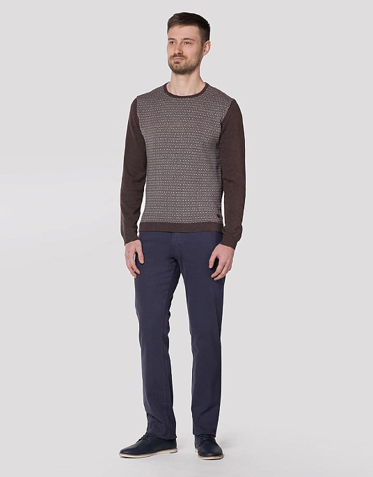 Pierre Cardin Denim Story pullover in brown