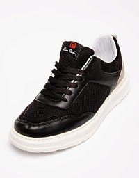 Pierre Cardin men's sneakers in black