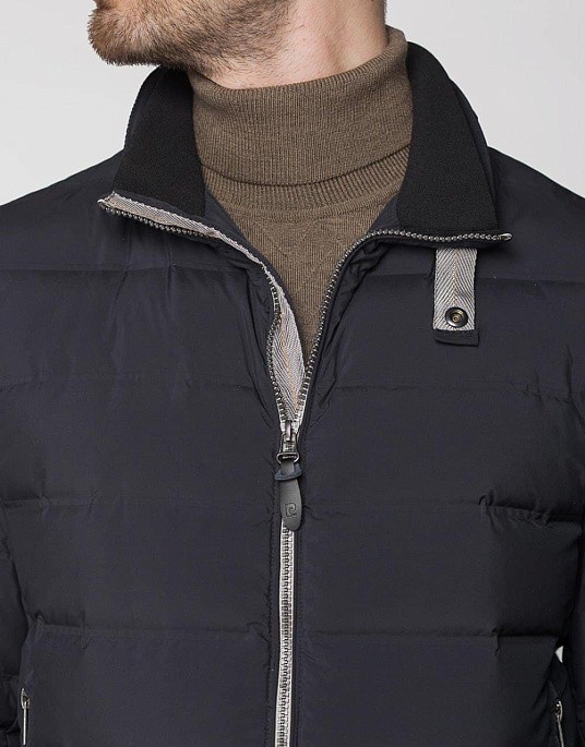 Куртка - пуховик Pierre Cardin у темно-синьому кольорі