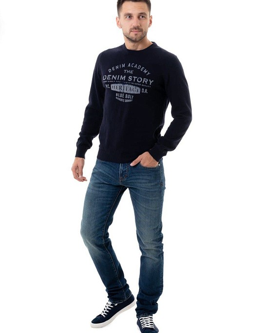 Pierre Cardin pullover from the Denim Academy collection in blue