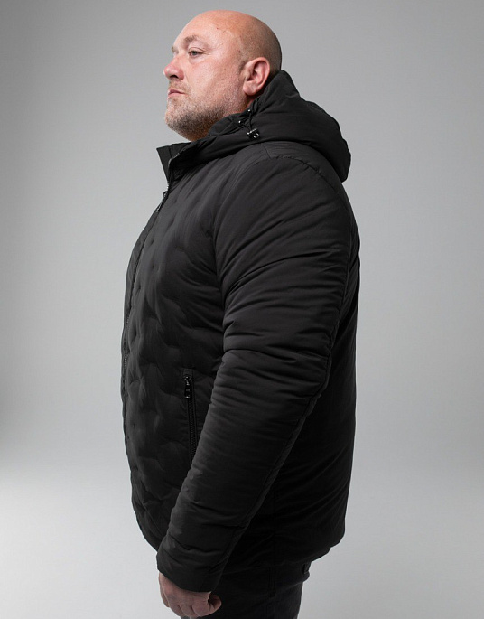 Куртка Pierre Cardin из коллекции Future Flex в чёрном цвете большой размер