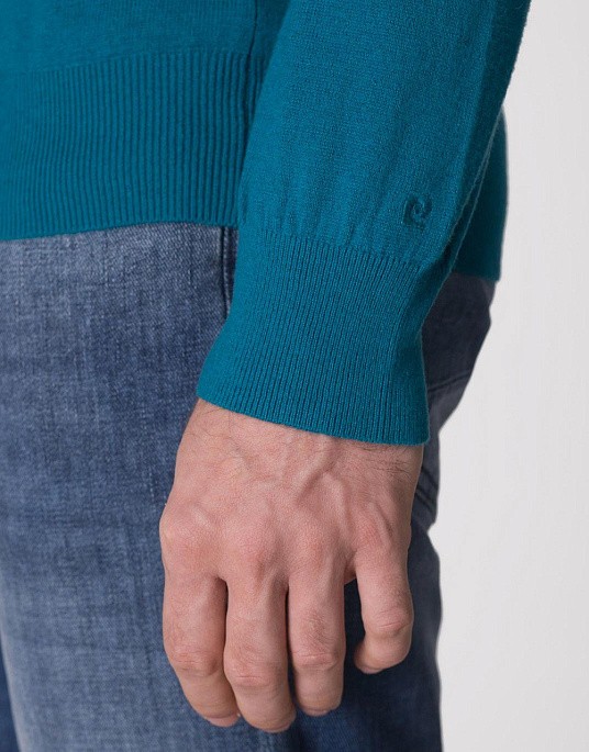 Pierre Cardin pullover in turquoise blue