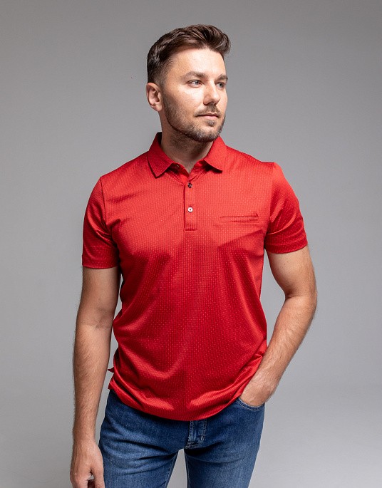 Polo Pierre Cardin from the Voyage collection in red