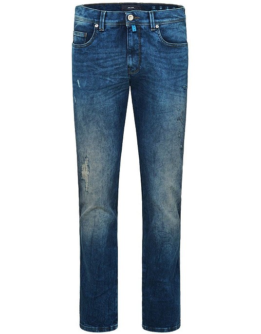 Pierre Cardin jeans from the Future Flex collection in distressed blue