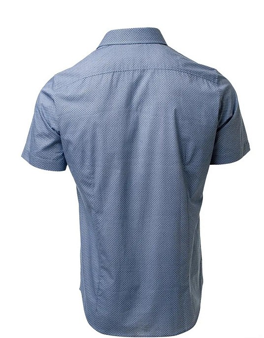 Сорочка з коротким рукавом Pierre Cardin у сірому кольорі з принтом