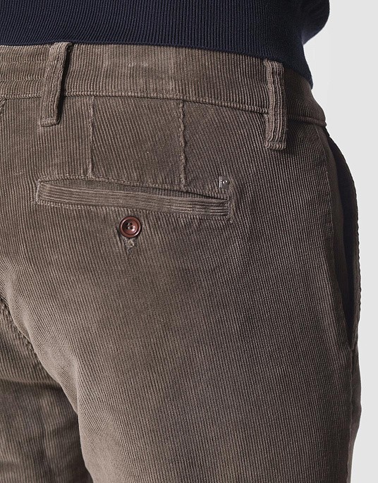 Вельветові брюки Pierre Cardin у кольорі хакі