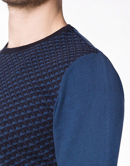 Пуловер Pierre Cardin из серии Royal Blend в синем цвете