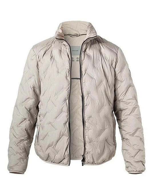 Pierre Cardin jacket in beige color is shortened