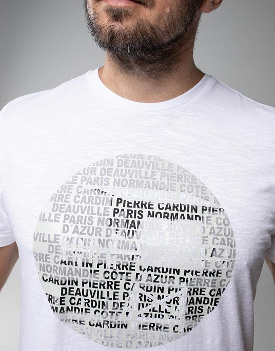 Pierre Cardin t-shirt from the Future Flex collection in white