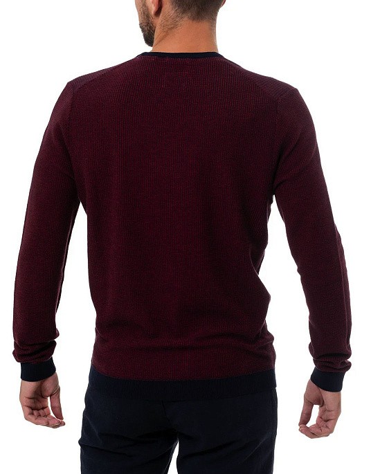 Pierre Cardin pullover in burgundy