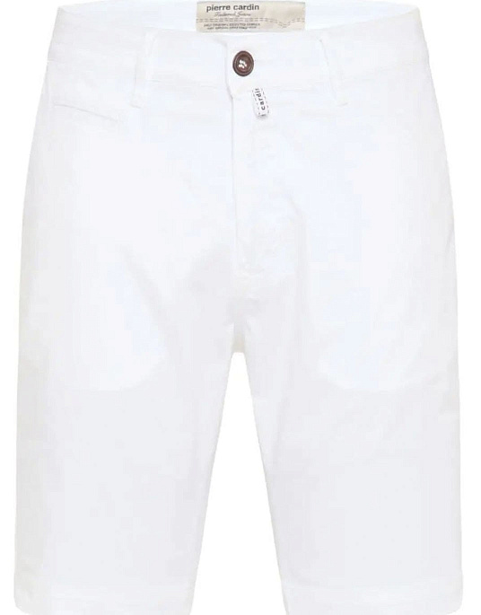 Pierre Cardin shorts with slant pockets in white