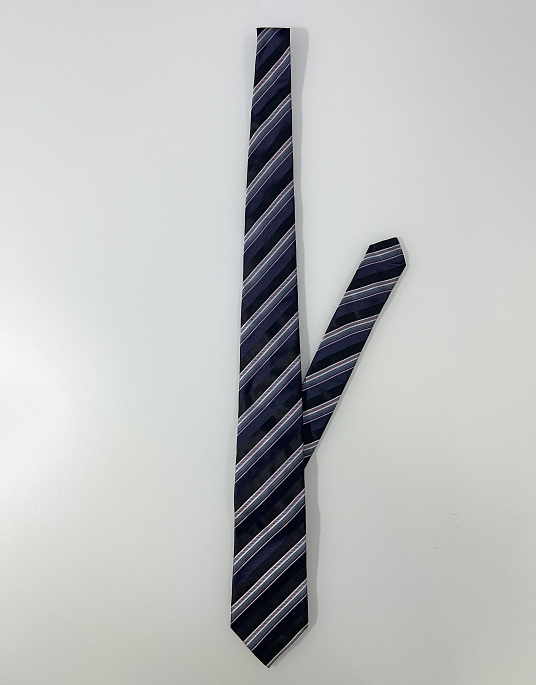 Hugo Boss blue striped tie