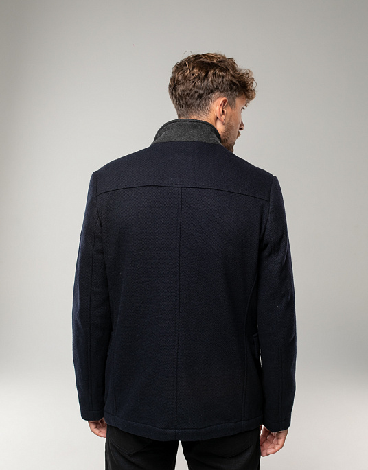 Куртка-пальто Pierre Cardin в темно-синем цвете