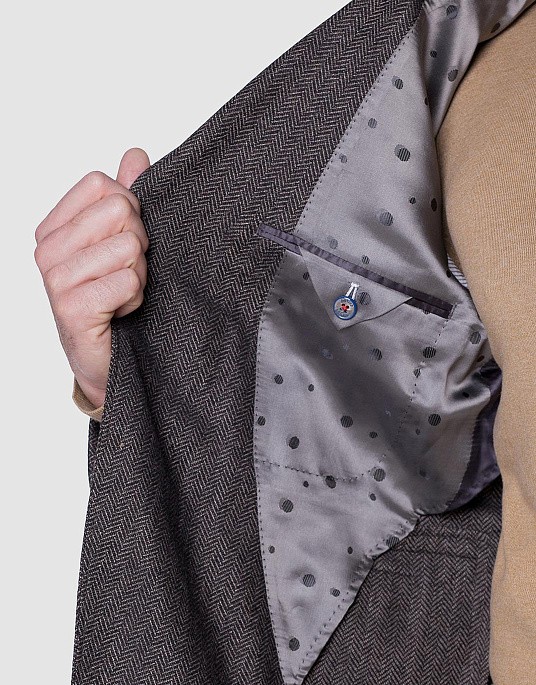 Піджак Pierre Cardin із колекції Le Bleu у коричневому кольорі