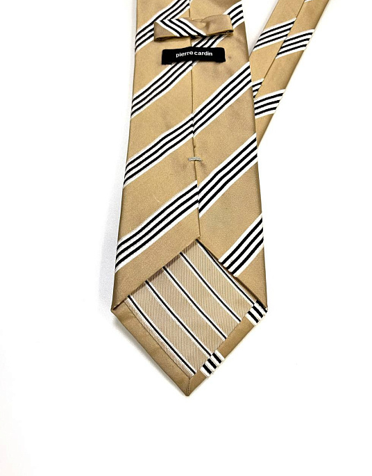 Pierre Cardin gold striped tie