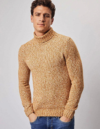 Pierre Cardin sweater from the Denim Academy collection in mustard color