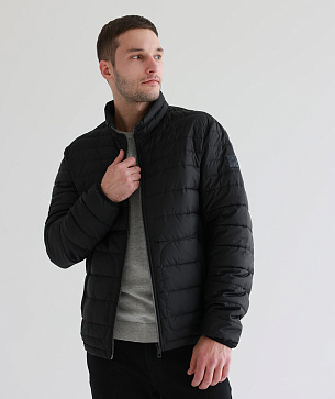 Bugatti short jacket in black