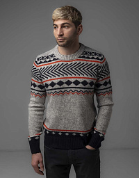 Pierre Cardin sweater in gray color with a pattern