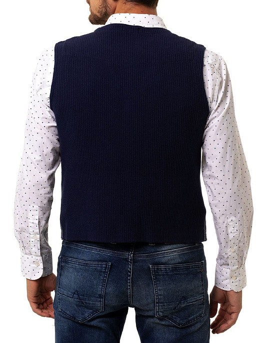 Knitted vest Pierre Cardin in gray