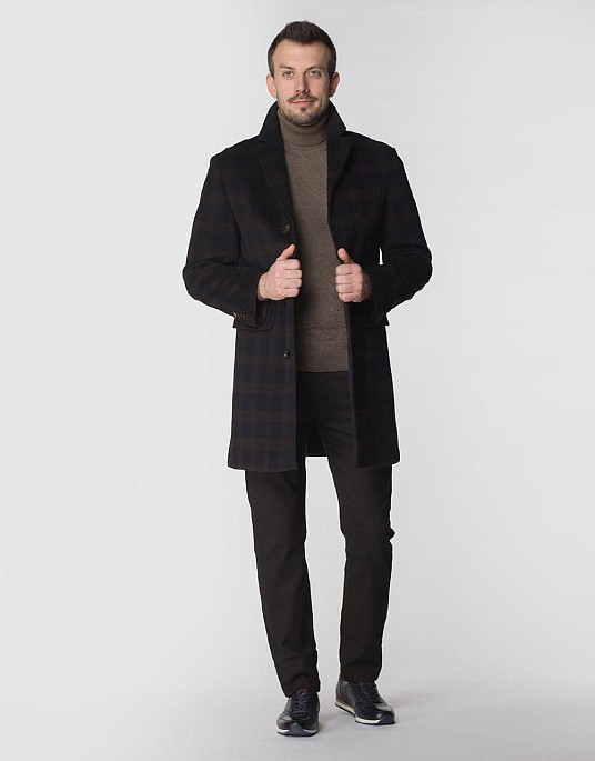 Пальто Pierre Cardin в коричневому кольорі