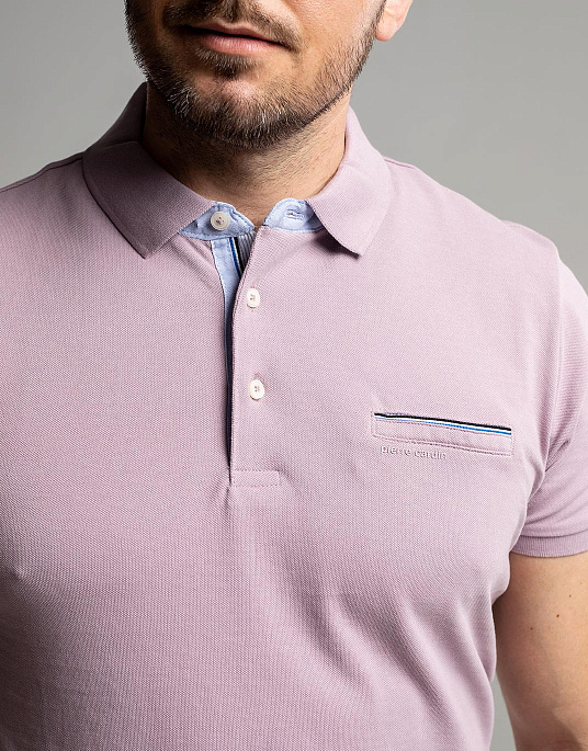 Pierre Cardin Polo from the Future Flex collection in pink