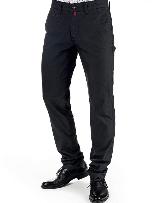 Pierre Cardin flat trousers from the Voyage series in dark gray