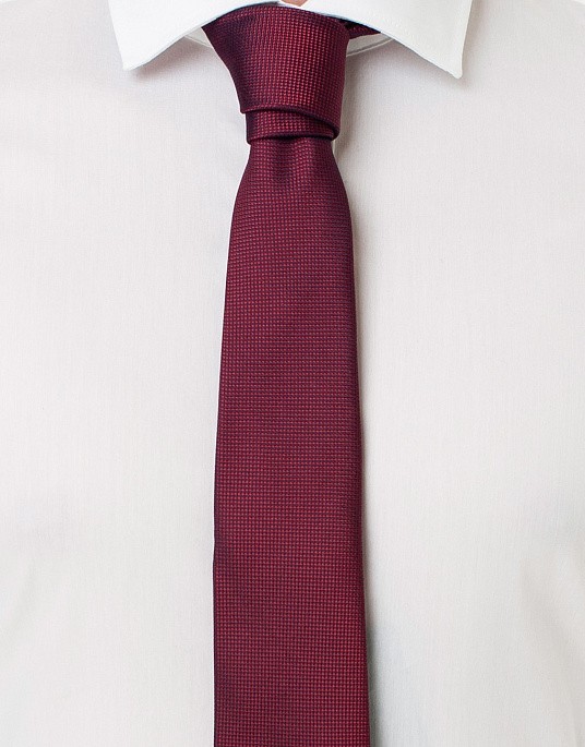 Краватка Pierre Cardin у бордовому відтінку