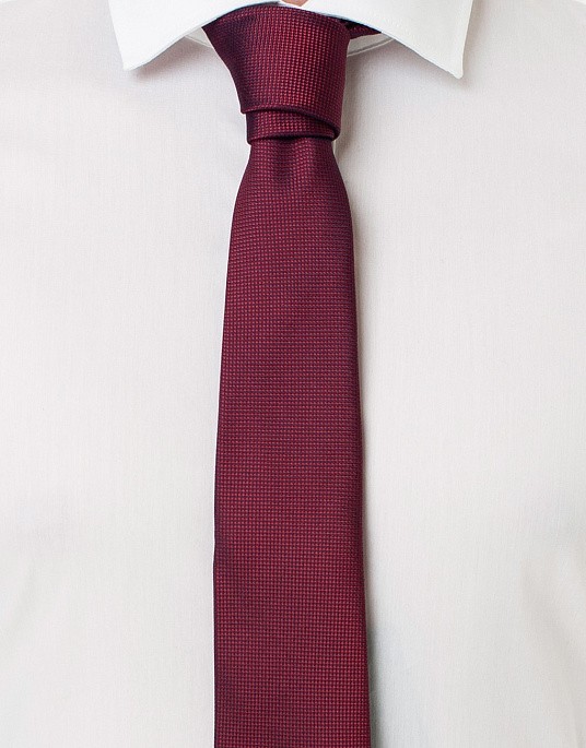 Pierre Cardin tie in a burgundy shade