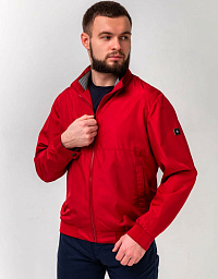 Pierre Cardin windbreaker from the Air Touch collection in red