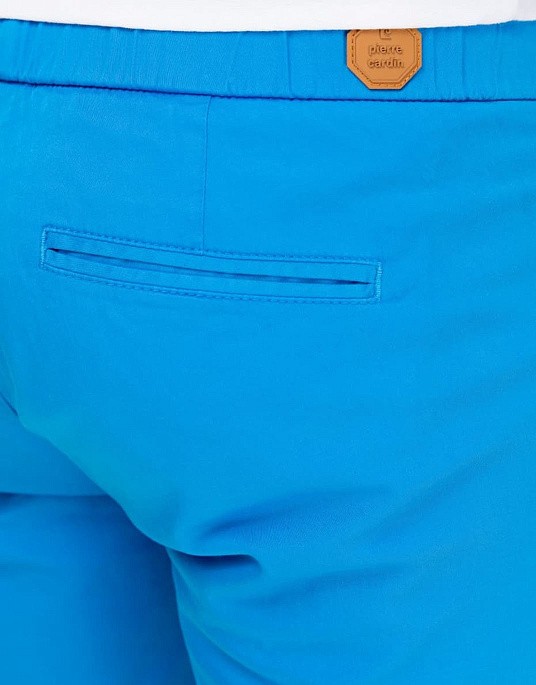 Шорти Pierre Cardin модель Jogger під гумку в блакитному кольорі