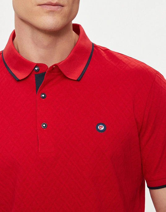 Pierre Cardin polo shirt in red