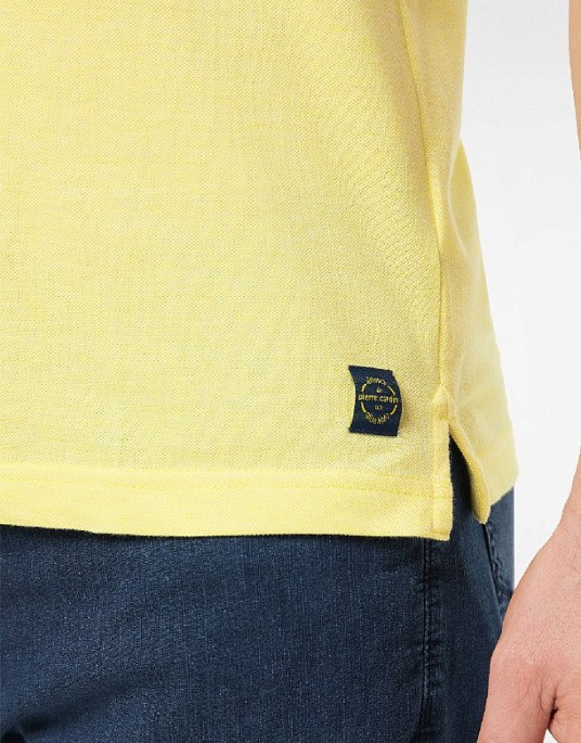 Pierre Cardin Polo from the Air Touch collection in yellow