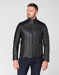 Pierre Cardin leather jacket in black