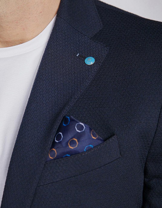 Піджак Pierre Cardin із колекції Future Flex у темно-синьому кольорі