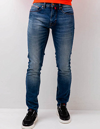 Pierre Cardin jeans from the Selvedge collection in distressed blue