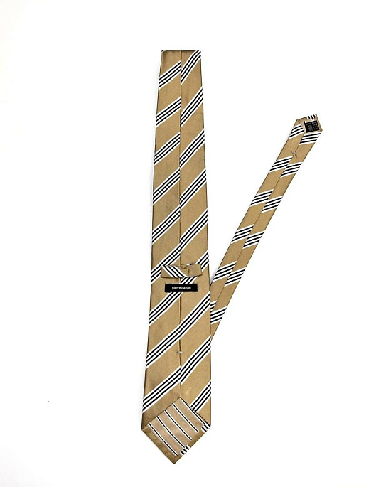 Pierre Cardin gold striped tie