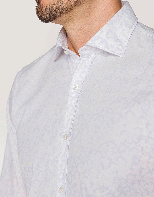 Рубашка Pierre Cardin из эксклюзивной коллекции Le Bleu в белом цвете