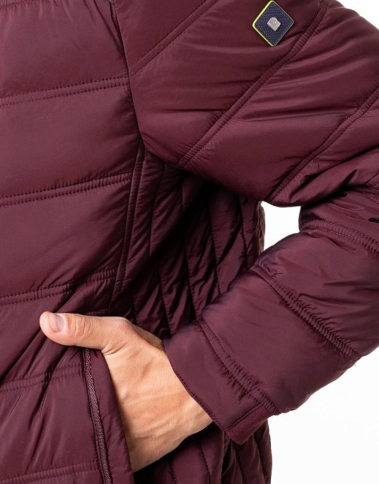Куртка Pierre Cardin з колекції Denim Academy в бордовому кольорі