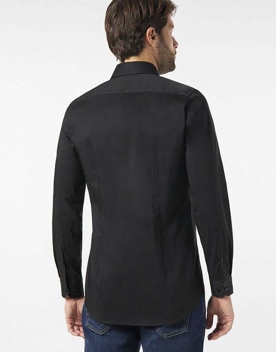 Сорочка Pierre Cardin з колекції Future Flex в чорному кольорі