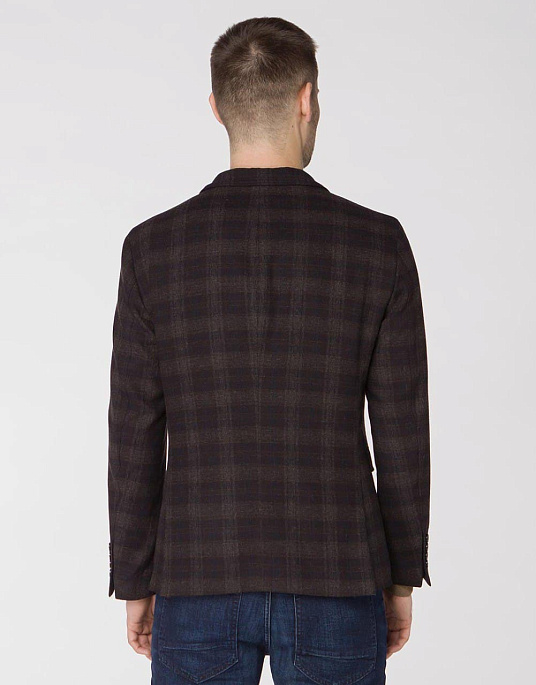 Pierre Cardin blazer from the Voyage collection in brown check