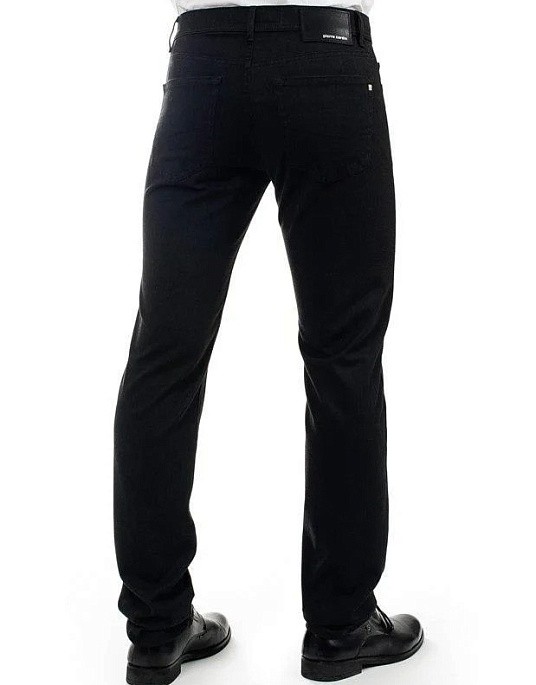Pierre Cardin Tinto Filo flat trousers in black