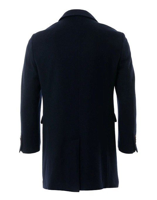 Пальто  Pierre Cardin  из шерсти мериноса в тёмно - синем цвете