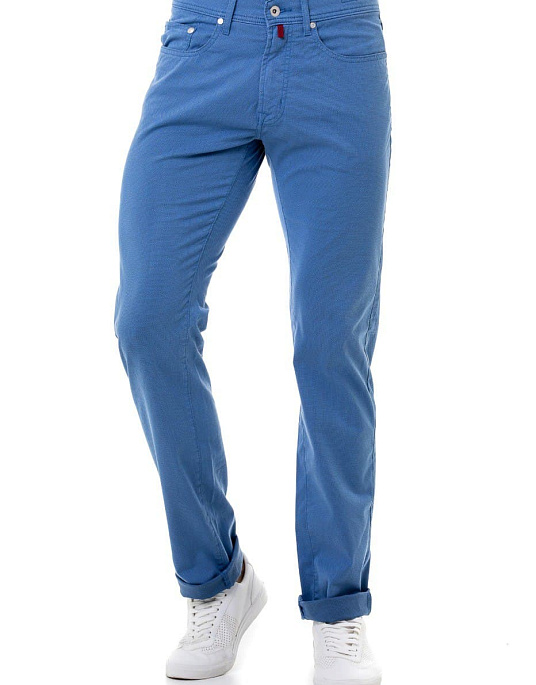 Pierre Cardin flat trousers from the Voyage collection in blue
