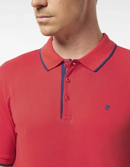 Pierre Cardin polo shirt from the Air Touch collection in red