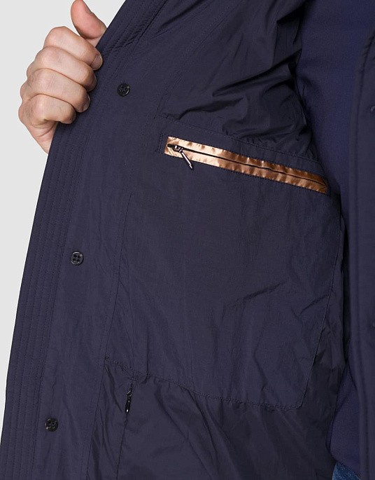 Куртка-пуховик Pierre Cardin из коллекции Denim Academy в синем цвете