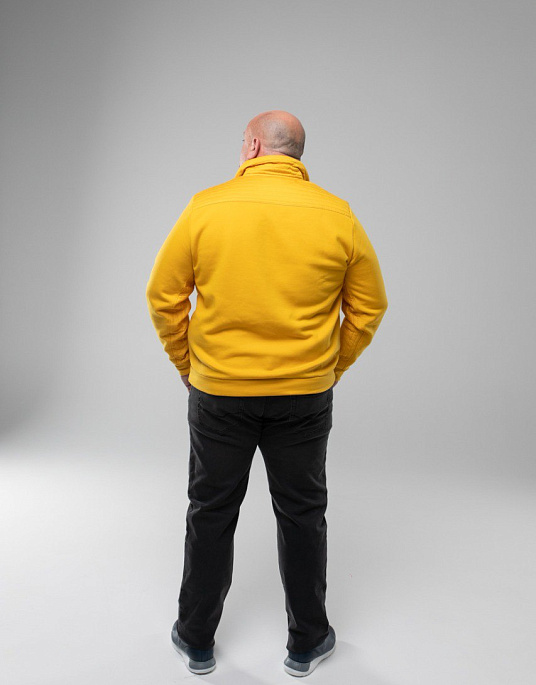 Кофта Pierre Cardin из коллекции Future Flex в жёлтом цвете большой размер